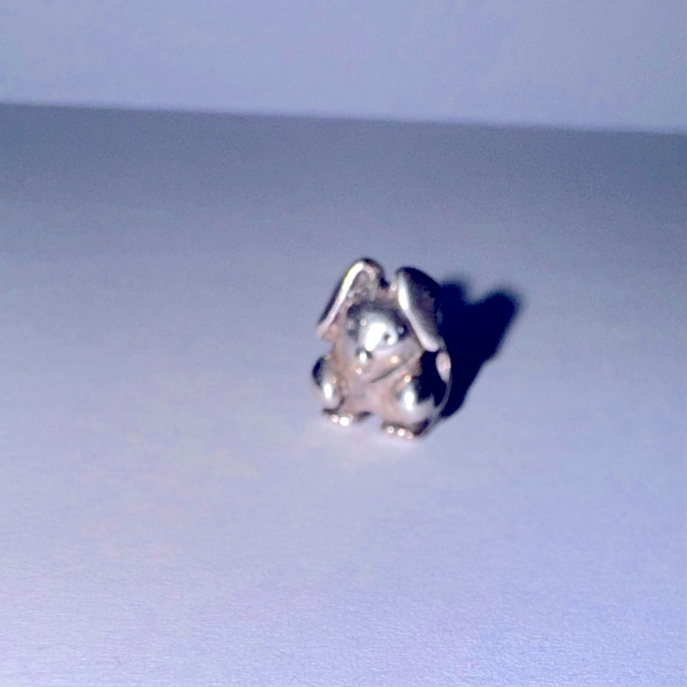 Authentic Pandora Bunny Retired Sterling Silver Charm - Picture 2 of 6